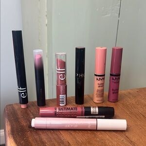Variety of Lipstick and Glosses